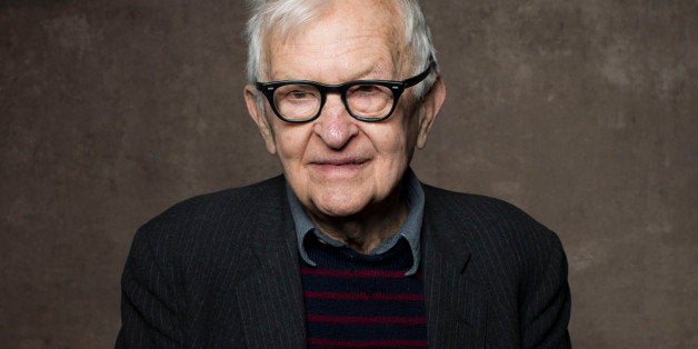 FILE - In this Jan. 21, 2013 file photo, filmmaker Albert Maysles poses for a portrait during the 2013 Sundance Film Festival