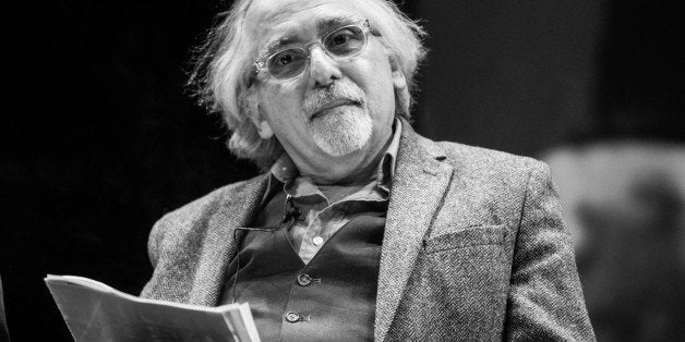 NEW YORK, NY - FEBRUARY 19: (EDITORS NOTE: Image has been converted to black and white) Cartoonist Art Spiegelman attends th