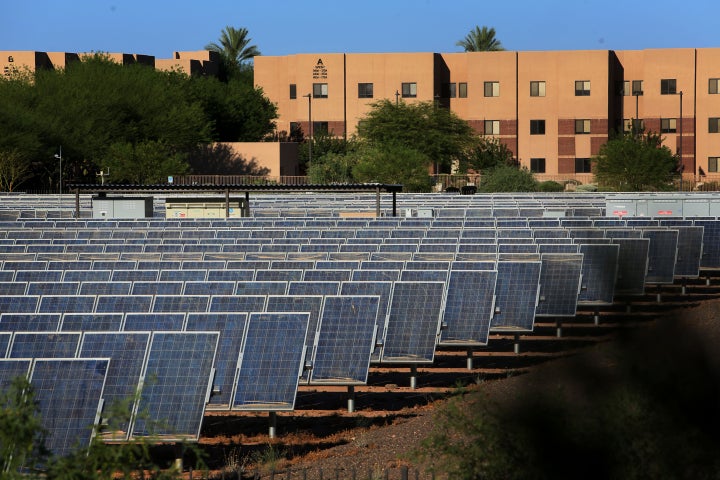 In Arizona, energy companies are fighting a ballot initiative that would require purchasing 50 percent of their energy from renewable sources by 2030.