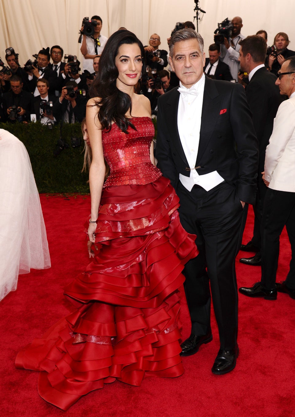 Amal Clooney in John Galliano for Maison Margiela