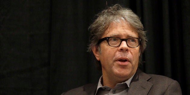 Author Jonathan Franzen speaks at an event at BookExpo America, Wednesday, May 27, 2015, in New York. (AP Photo/Mary Altaffe