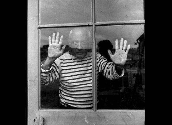 Picasso behind a window