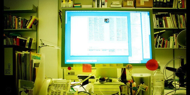 I am that bored that I thought I would entertain the hoardes with where I sit every day. It looks a mess doesn't it? It is a