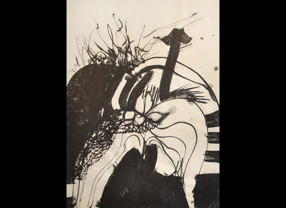 Hannah Wilke, <em>Untitled</em>, early 1960s
Charcoal and ink on paper. 24 x 18 inches
Courtesy of Ronald Feldman Fine Arts