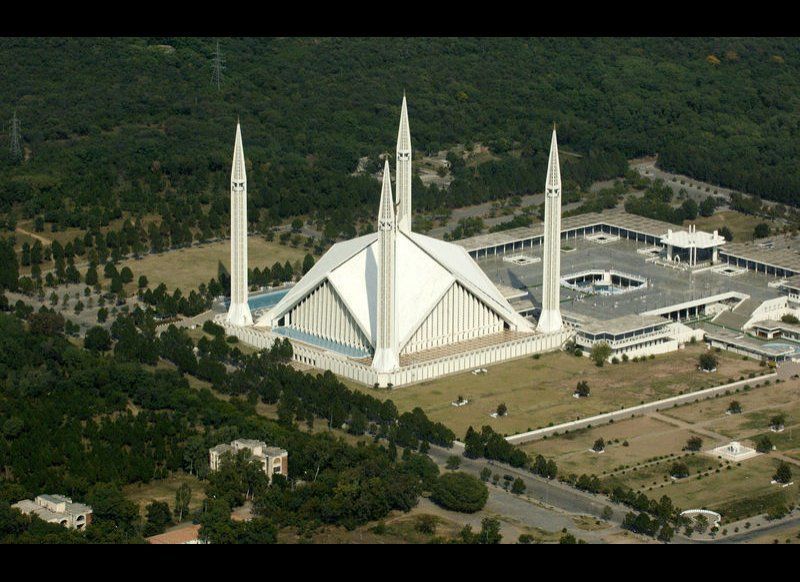 Shah Faisal Mosque, Islamabad, Pakistan, 1986