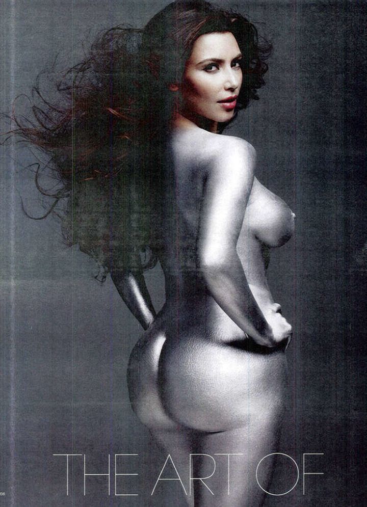 Nudist Hdv - Kim Kardashian W magazine photos are 'art,' not 'porn,' says publication |  HuffPost Entertainment