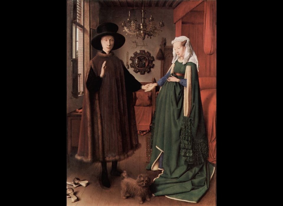 Jan Van Eyck, "Arnolfini Marriage Portrait"