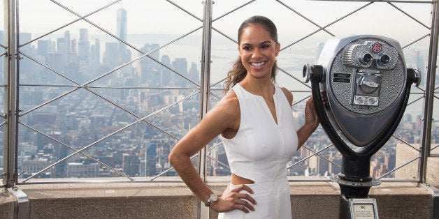 Glamour's Magazine's Women of the Year honoree Misty Copeland visits the Empire State Building's 86th floor observatory in honor of Glamour Magazine's "Women of the Year Awards" on Monday, Nov. 9, 2015, in New York. (Photo by Charles Sykes/Invision/AP)