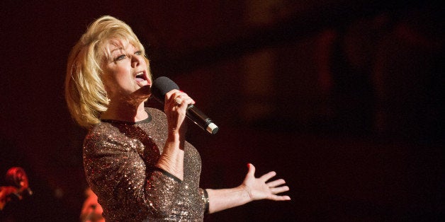 LONDON, UNITED KINGDOM - OCTOBER 20: Elaine Paige performs on stage at Royal Albert Hall on October 20, 2014 in London, United Kingdom. (Photo by Joseph Okpako/Redferns via Getty Images)