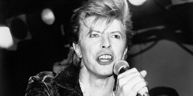 David Bowie pictured performing at The Cat Club in March of 1987 in Hollywood, California. Â© RTNGershoff / MediaPunch/IPX