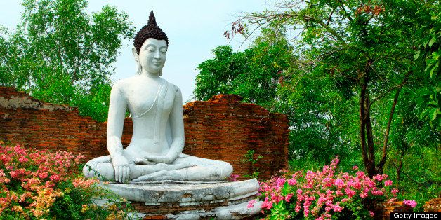 Buddha in garden
