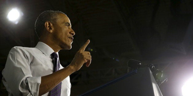 U.S. President Barack Obama delivers remarks about health insurance marketplace enrollments and the Affordable Care Act, commonly known as Obamacare, in Milwaukee, Wisconsin March 3, 2016. REUTERS/Jonathan Ernst