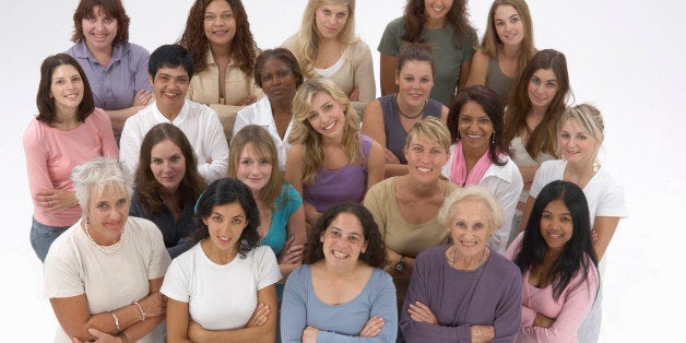 Diverse group of women with arms crossed