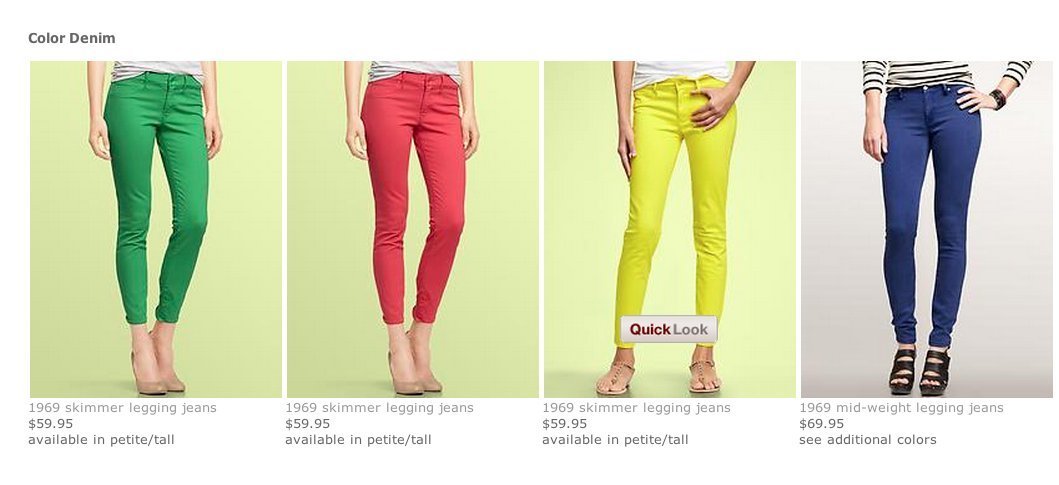 spring color jeans