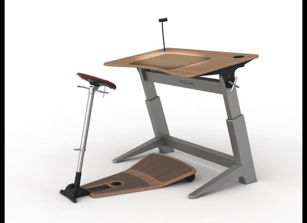 Focal Upright Furniture S Half Sitting Half Standing Desk Equal