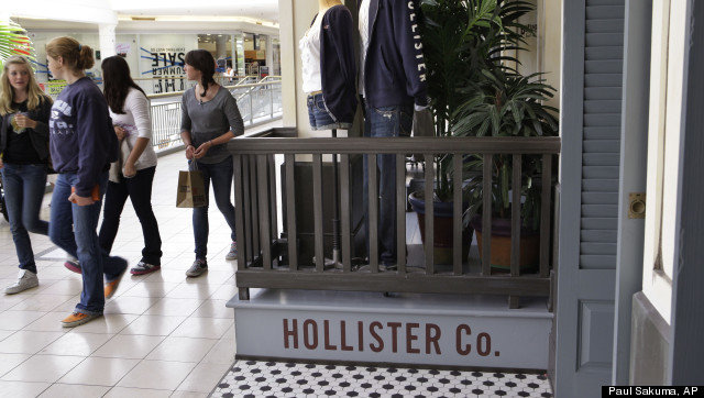 Opens Fake Hollister Store 
