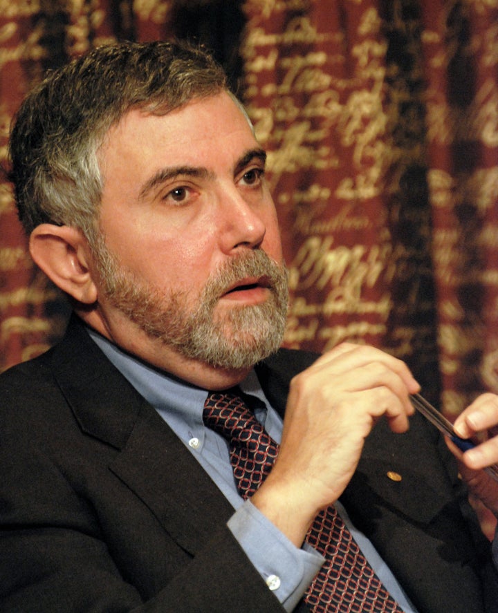 Description Paul Krugman, Laureate of the Sveriges Riksbank Prize in Economic Sciences in Memory of Alfred Nobel 2008 at a press conference ...