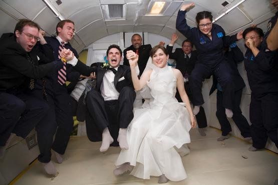 Zero Gravity Wedding: $18,000