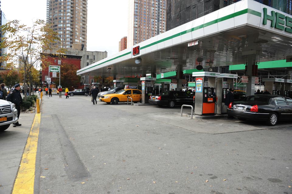 Gas Shortages Lead To Long Lines Amid Sandy Recovery