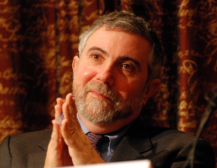 Description Paul Krugman, Laureate of the Sveriges Riksbank Prize in Economic Sciences in Memory of Alfred Nobel 2008 at a press conference ... 