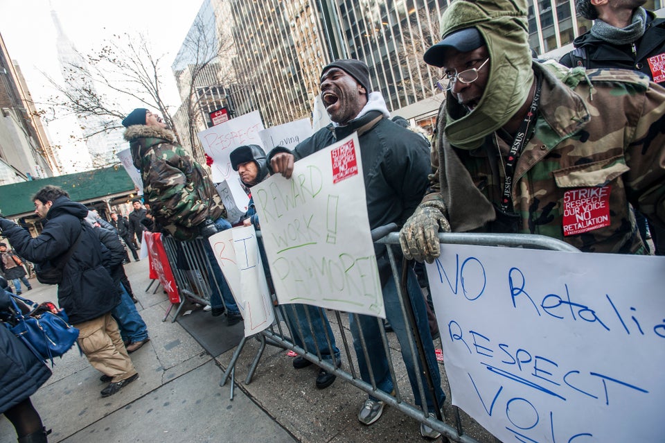 Fast Food Protests In New York City