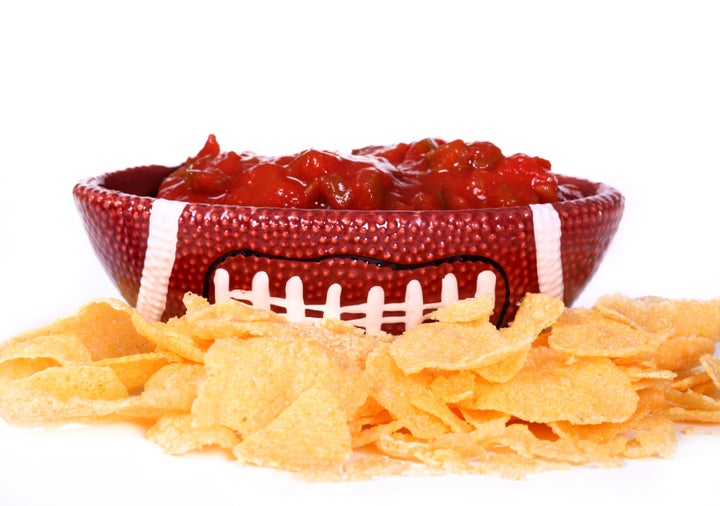 ceramic football dish with...