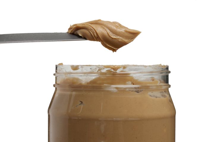 close up image of creamy peanut ...
