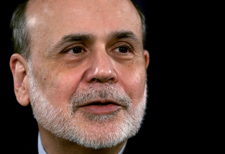 WASHINGTON, DC - MARCH 20: Federal Reserve Board Chairman Ben Bernanke speaks during a news conference at the Federal Reserv