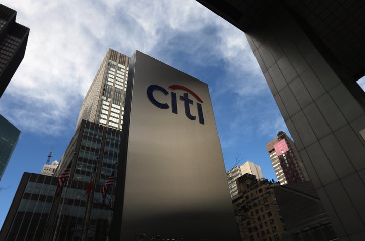 NEW YORK, NY - DECEMBER 05: A 'Citi' sign is displayed near Citibank headquarters in Manhattan on December 5, 2012 in New Yor