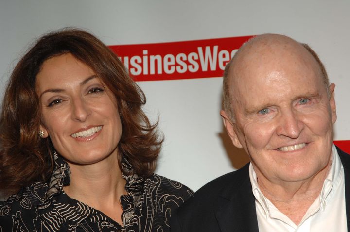 NEW YORK - OCTOBER 11: Businessman Jack Welch (R) and wife Suzy Welch attend the relaunch of BusinessWeek magazine at Guastavino's October 11, 2007 in New York City. (Photo by Brad Barket/Getty Images)