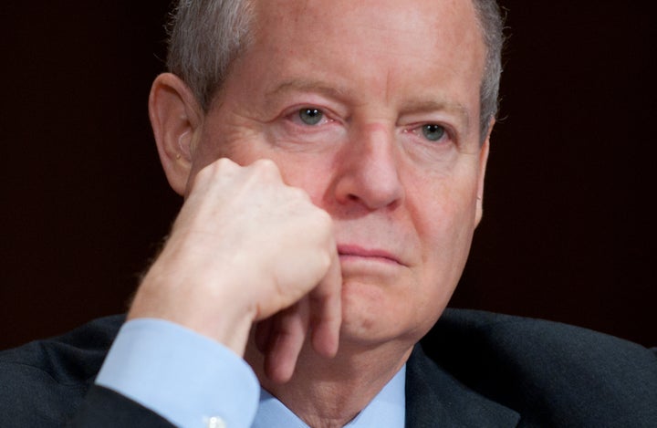 ConocoPhilips CEO and Chairman James Mulva testifies before a full Senate Finance Committee hearing on 'Oil and Gas Tax Incentives and Rising Energy Prices' on Capitol Hill in Washington, DC, May 12, 2011. AFP Photo/Jim WATSON (Photo credit should read JIM WATSON/AFP/Getty Images)