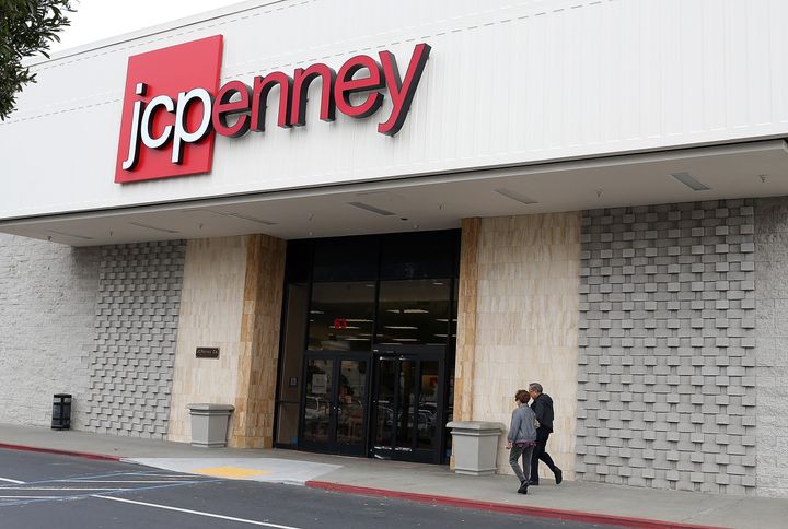 DALY CITY, CA - FEBRUARY 28: Customers walk into a JCPenney store on February 28, 2013 in Daly City, California. J.C. Penney Co. reported a 31.7 percent drop in fourth quarter earnings with a net loss of $552 million, or $2.51 per share compared with a loss of $87 million, or $0.41 one year ago. (Photo by Justin Sullivan/Getty Images)
