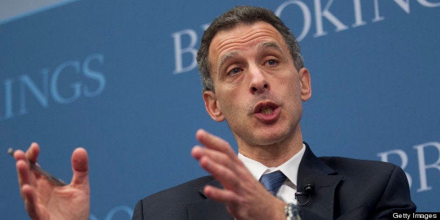 Jeremy Stein, governor of the U.S. Federal Reserve, speaks during a discussion at the Brookings Institution in Washington, D.C., U.S., on Thursday, Oct. 11, 2012. Stein said diminishing returns from Fed purchases of Treasury securities indicate the central bank should instead buy mortgage-backed debt. Photographer: Andrew Harrer/Bloomberg via Getty Images 