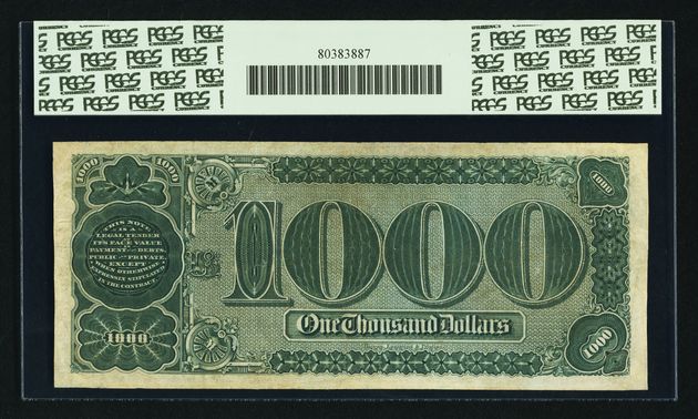 Infamous #8894 Bank of the United States $1000 bill - CoinSite