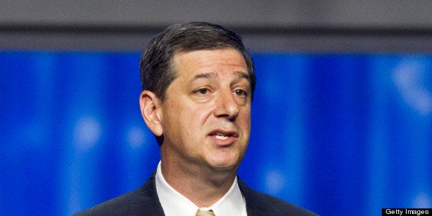 Bill Simon, executive vice president and chief executive officer for the U.S. for Wal-Mart Stores Inc., speaks at the company
