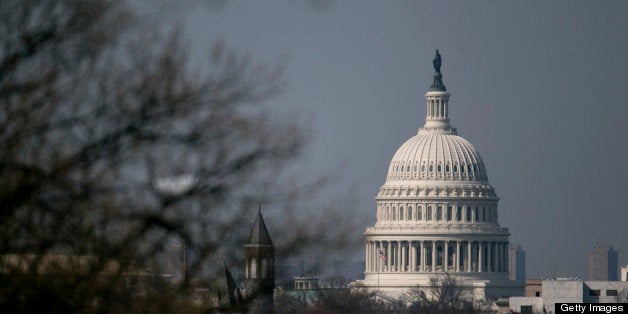 The U.S. Capitol stands in Washington, D.C., U.S., on Tuesday, April 9, 2013. Less than a week after job-creation figures fell short of expectations and underscored the U.S. economy's fragility, President Barack Obama will send Congress a budget that doesn't include the stimulus his allies say is needed and instead embraces cuts in an appeal to Republicans. Photographer: Andrew Harrer/Bloomberg via Getty Images