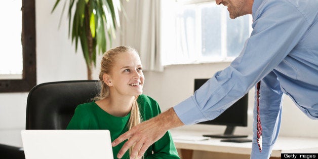 Business people talking in office