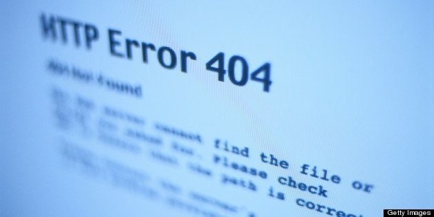HTTP Error Message on a Computer Screen