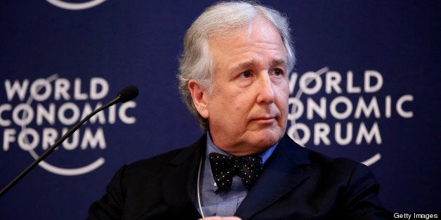 Matthew Winkler, editor-in-chief at Bloomberg News, pauses during a forum session on the opening day of the World Economic Forum (WEF) in Davos, Switzerland, on Wednesday, Jan. 23, 2013. World leaders, Influential executives, bankers and policy makers attend the 43rd annual meeting of the World Economic Forum in Davos, the five day event runs from Jan. 23-27. Photographer: Jason Alden/Bloomberg via Getty Images 