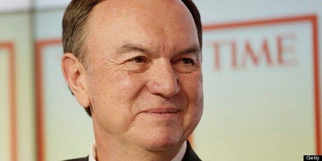 Mike Duke, chief executive officer of Wal-Mart Stores Inc., pauses during a forum session on the opening day of the World Eco