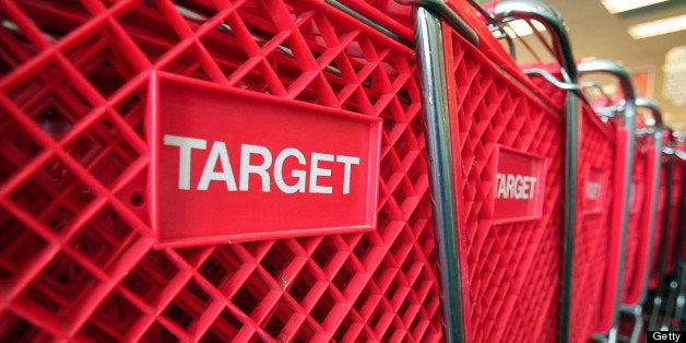 CHICAGO - MAY 23: Shopping carts sit inside a Target store on May 23, 2007 in Chicago, Illinois. Today, Target Corp. reported an 18 per cent increase in their first-quarter profit, beating analysts' expectations. (Photo by Scott Olson/Getty Images)