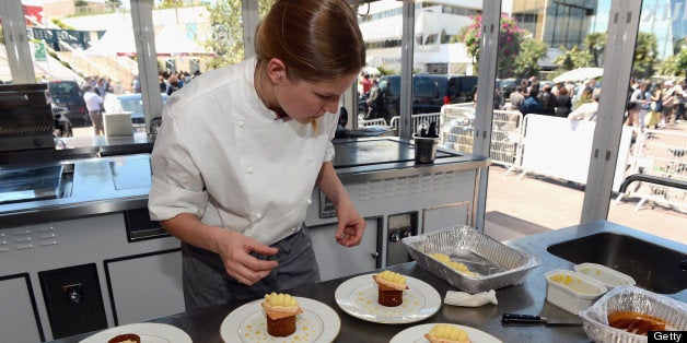 CANNES, FRANCE - MAY 21: A general view of atmosphere at Chef's Table by Electrolux with Bruno Oger at Electrolux Agora Pavilion on May 21, 2013 in Cannes, France. (Photo by Ian Gavan/WireImage for Electrolux)