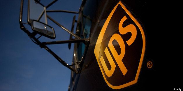 A United Parcel Service Inc. (UPS) logo is displayed on the door of a truck parked at a customer service facility in San Francisco, California, U.S., on Friday, Oct. 21, 2011. UPS is expected to release third-quarter earnings on Oct. 25. Photographer: David Paul Morris/Bloomberg via Getty Images
