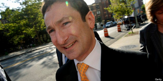 Fabrice Tourre, a former vice president at Goldman Sachs Group Inc., arrives at federal court in New York, U.S., on Monday, July 15, 2013. Tourre, whose congressional testimony put a face on the complex structured investments that contributed to the 2008 financial crisis, is set to face trial today on allegations he misled investors. Photographer: Peter Foley/Bloomberg via Getty Images