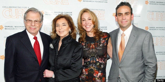 NEW YORK, NY - NOVEMBER 15: Samuel Waxman, Marion Waxman , Elin Nierenberg and Michael Nierenberg attend the 15th Annual Samuel Waxman Cancer Research Foundation Collaborating For A Cure Benefit at the Park Avenue Armory on November 15, 2012 in New York City. (Photo by John Lamparski/WireImage)