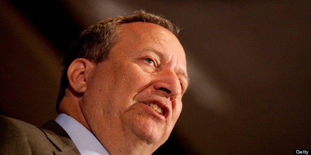 Lawrence 'Larry' Summers, director of the U.S. National Economic Council, speaks during a conference on the future of automotive communities in Washington, D.C., U.S., on Tuesday, May 18, 2010. The Obama administration today proposed a trust fund of more than $800 million to pay for the cleanup of closed General Motors Co. sites in 14 states. Photographer: Andrew Harrer/Bloomberg via Getty Images