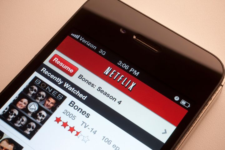 The Netflix Inc. app is displayed for a photograph on a mobile device in New York, U.S., on Wednesday, Aug. 31, 2011. Photographer: Scott Eells/Bloomberg via Getty Images