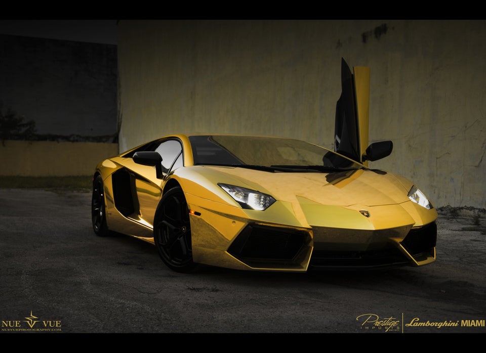 World's most expensive model car - $7.8 mil gold Aventador