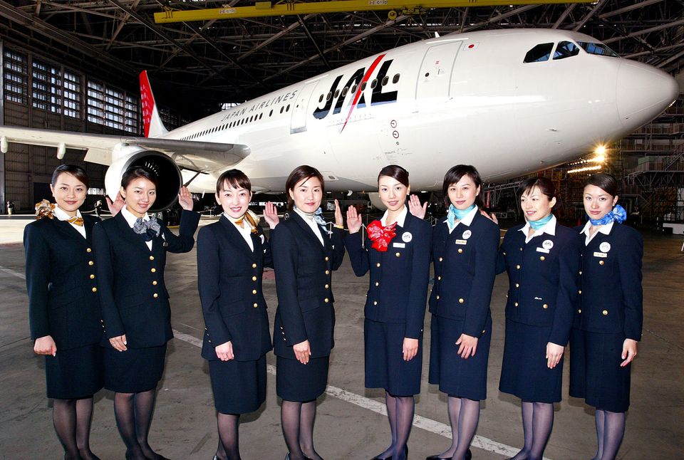 Japanese Flight Attendant Uniforms