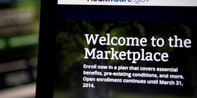 The Healthcare.gov website is displayed on laptop computers arranged for a photograph in Washington, D.C., U.S., on Thursday, Oct. 24, 2013. The failure of Obamacare's website to process millions of applications drew fire from contractors who said more time was needed for final testing and from lawmakers who traded criticism over political motivations. Photographer: Andrew Harrer/Bloomberg via Getty Images
